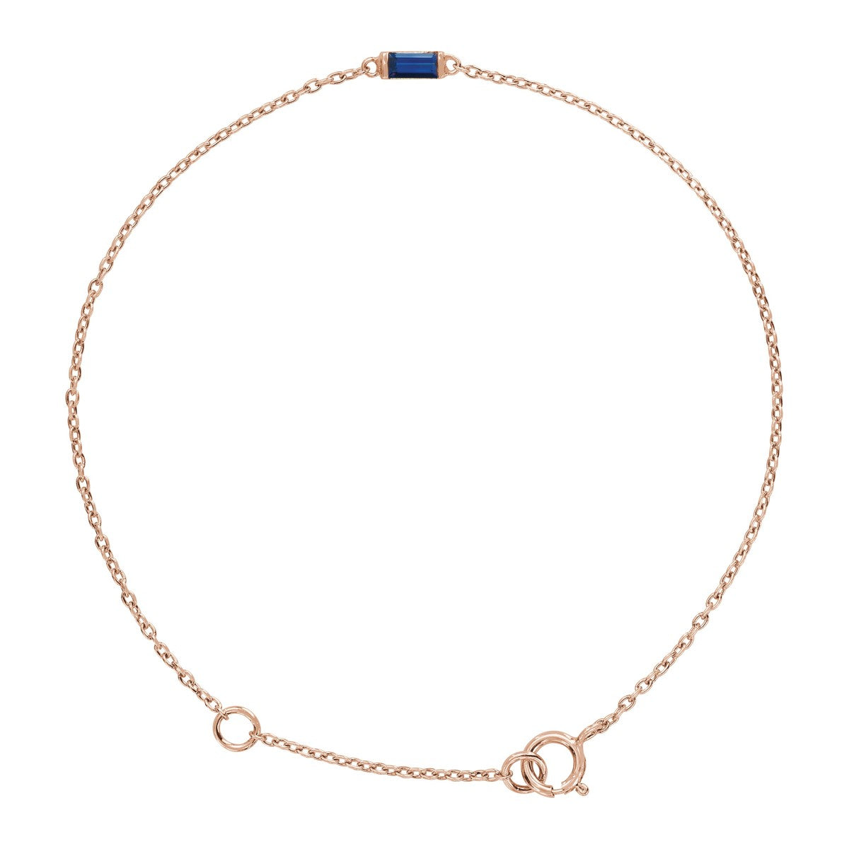 Baguette Gemstone Bracelet
