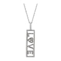 Diamond-Accent Love Necklace