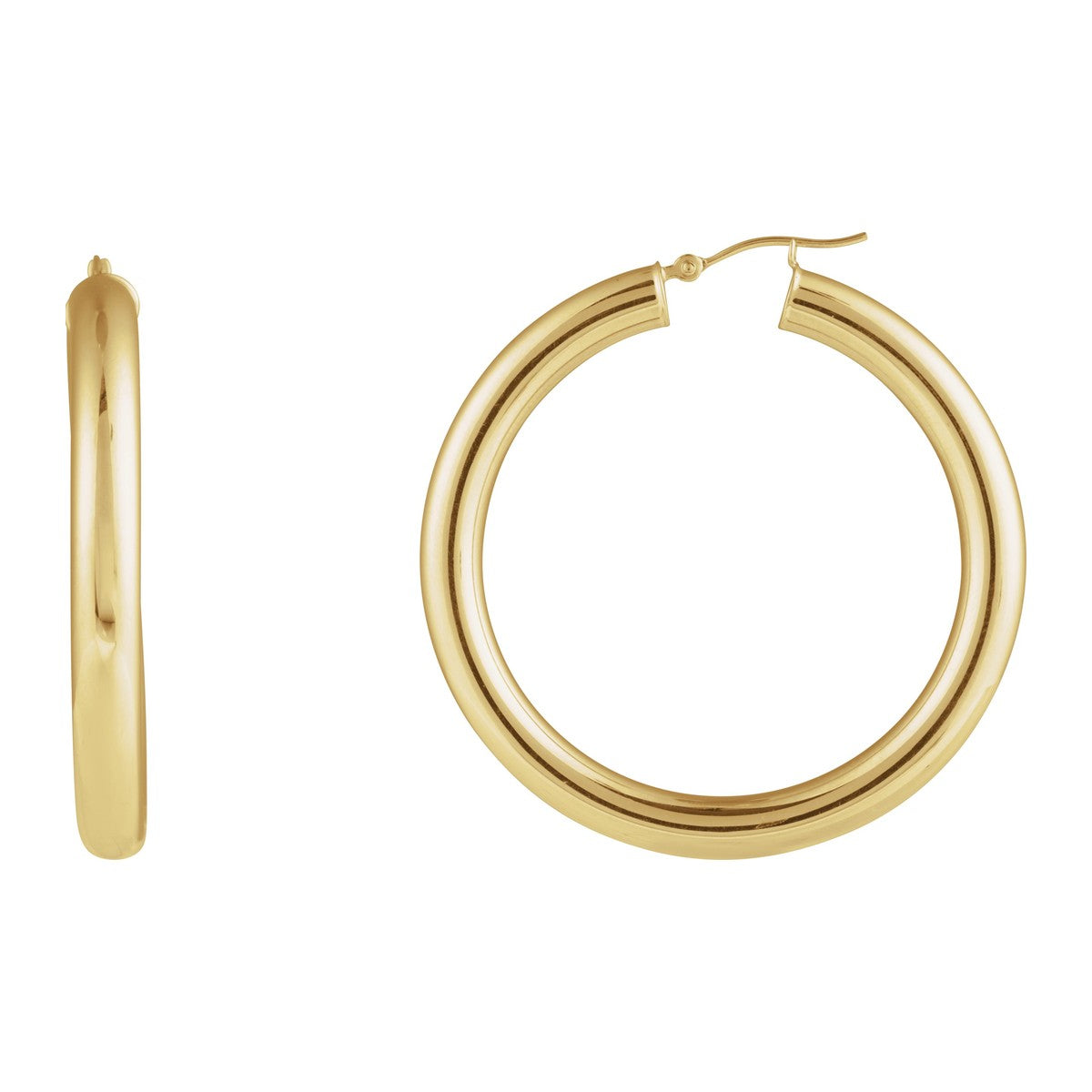 Tube Hoop Earrings