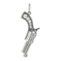 Diamond-Accent Revolver Pendant