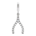 Diamond Wishbone Pendant