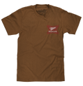 Miller High Life Front and Back Logo T-Shirt - Brown Sugar