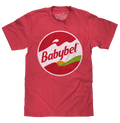 Babybel Snack Cheese Logo T-Shirt - Red Heather