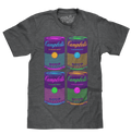 Campbell's Soup Can Pop Art T-Shirt - Charcoal Gray