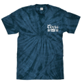 Coors Banquet Beer Logo T-Shirt - Navy Spider Tie Dye