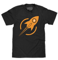 Bitcoin Rocket T-Shirt - Black