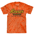 Reese's Peanut Butter Cup Tie Dye T-Shirt - Orange Spider