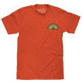 Orange Crush Soda Front and Back Print T-Shirt - Orange Heather