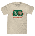 Retro Smokey Bear Only You Can Prevent Wildfires T-Shirt - Oatmeal Heather