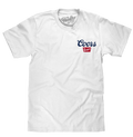 Coors Banquet Beer Front Back T-Shirt - White
