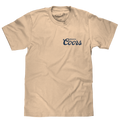 Original Coors Rodeo Legend Double Sided Beer Logo T-Shirt - Cream
