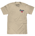Coors Banquet Embroidered Left Chest Logo T-Shirt - Sand