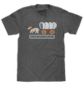 The Oregon Trail You Have Died of Dysentery Video Game Quote T-Shirt - Heather Graphite