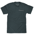 Chevy Corvette C1 Front and Back Print T-Shirt - Navy Heather