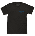 Faded Chevrolet 72 Camaro Front and Back Print T-Shirt - Vintage Black