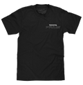 Toyota Prius Passion for the Planet Front and Back Print T-Shirt - Black