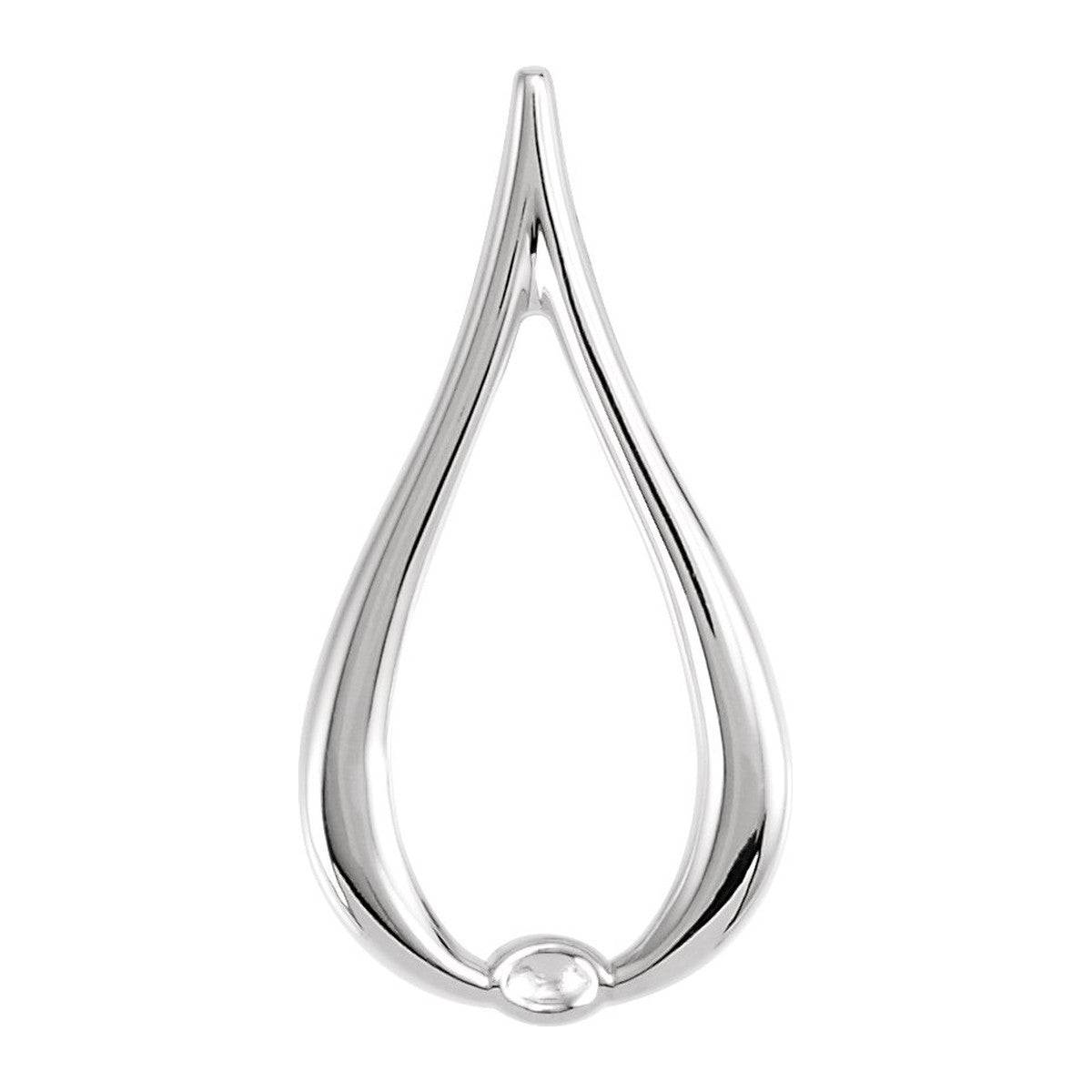 Freeform Teardrop Pendant