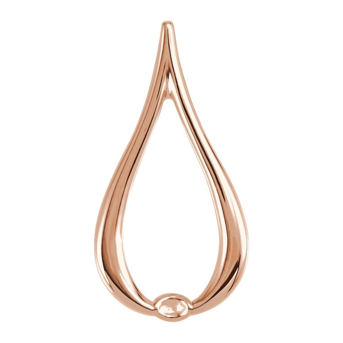 Freeform Teardrop Pendant