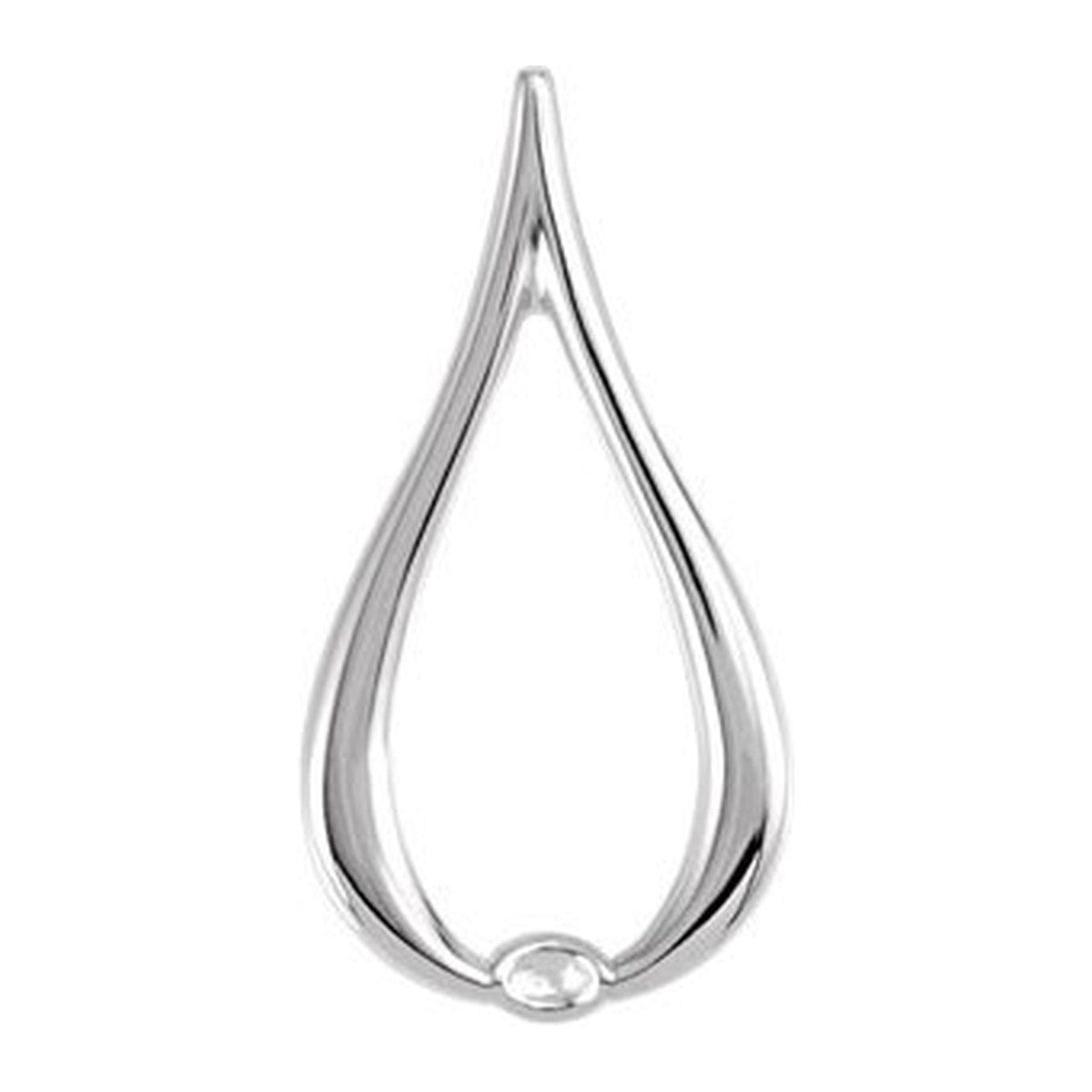 Freeform Teardrop Pendant
