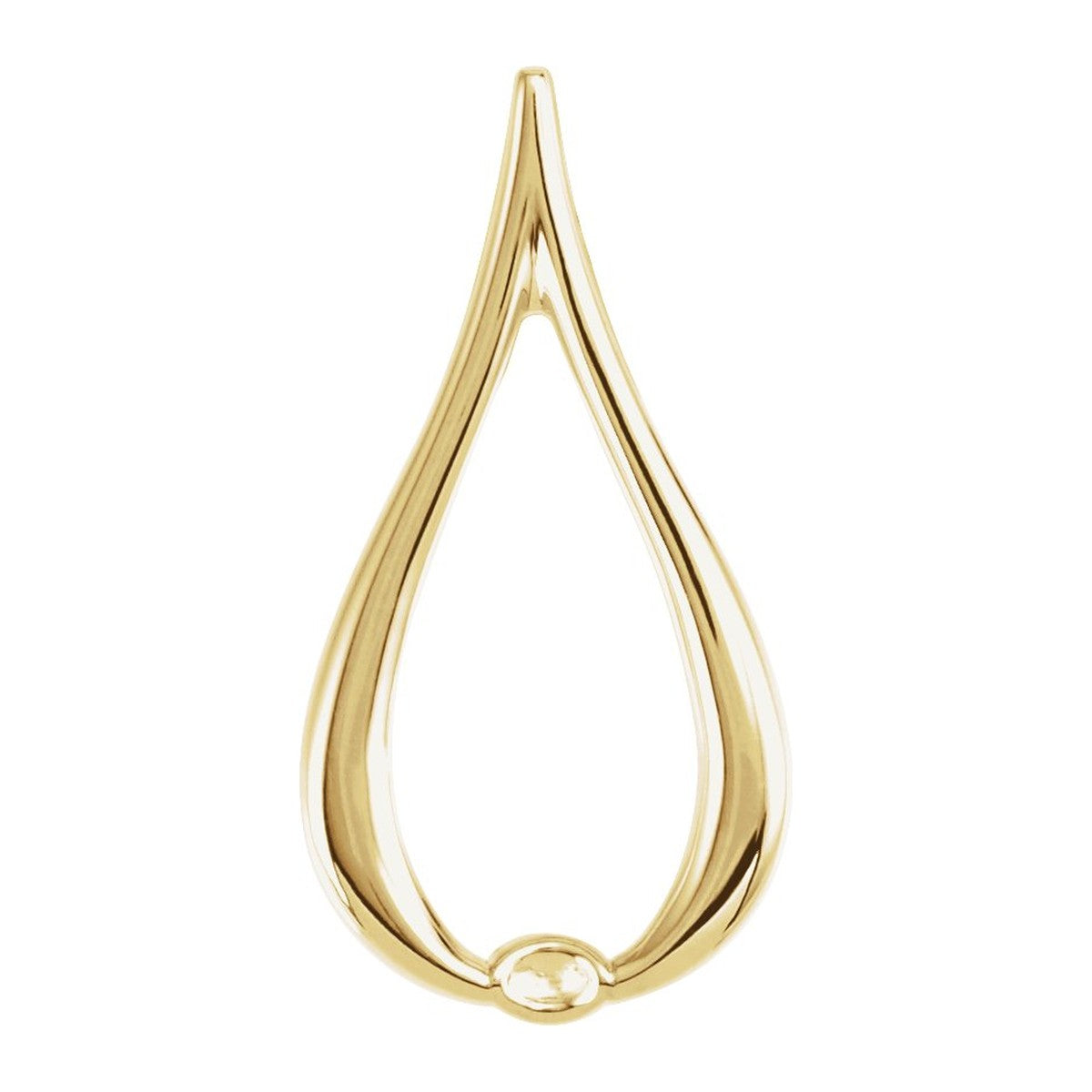 Freeform Teardrop Pendant