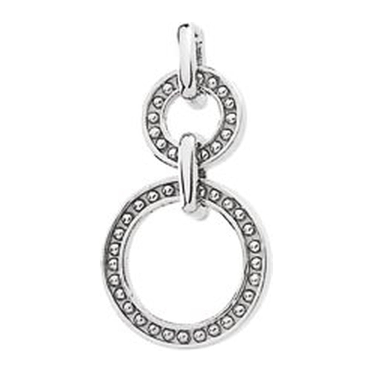 Graduated Double Circle Pendant