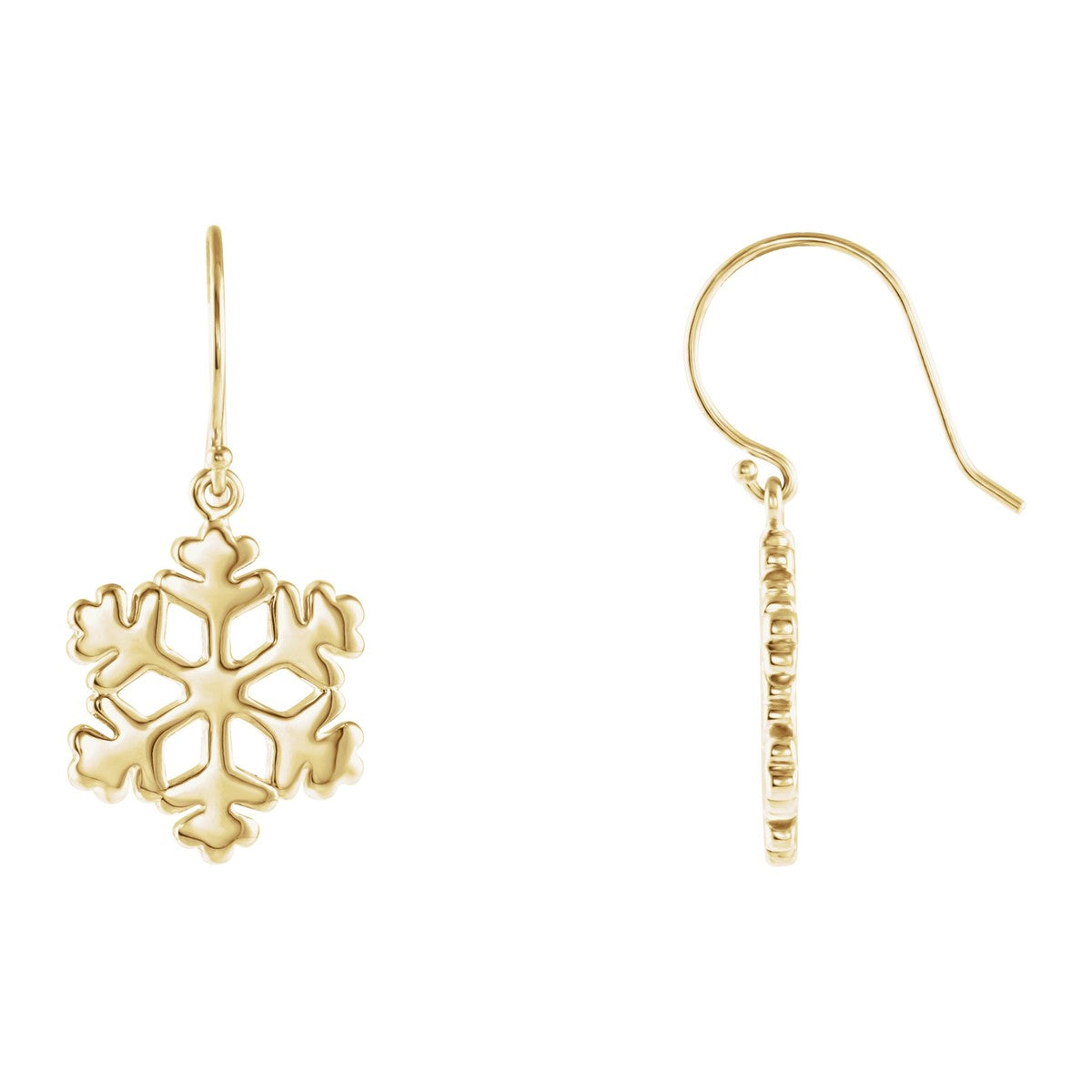 Snowflake Dangle Earrings