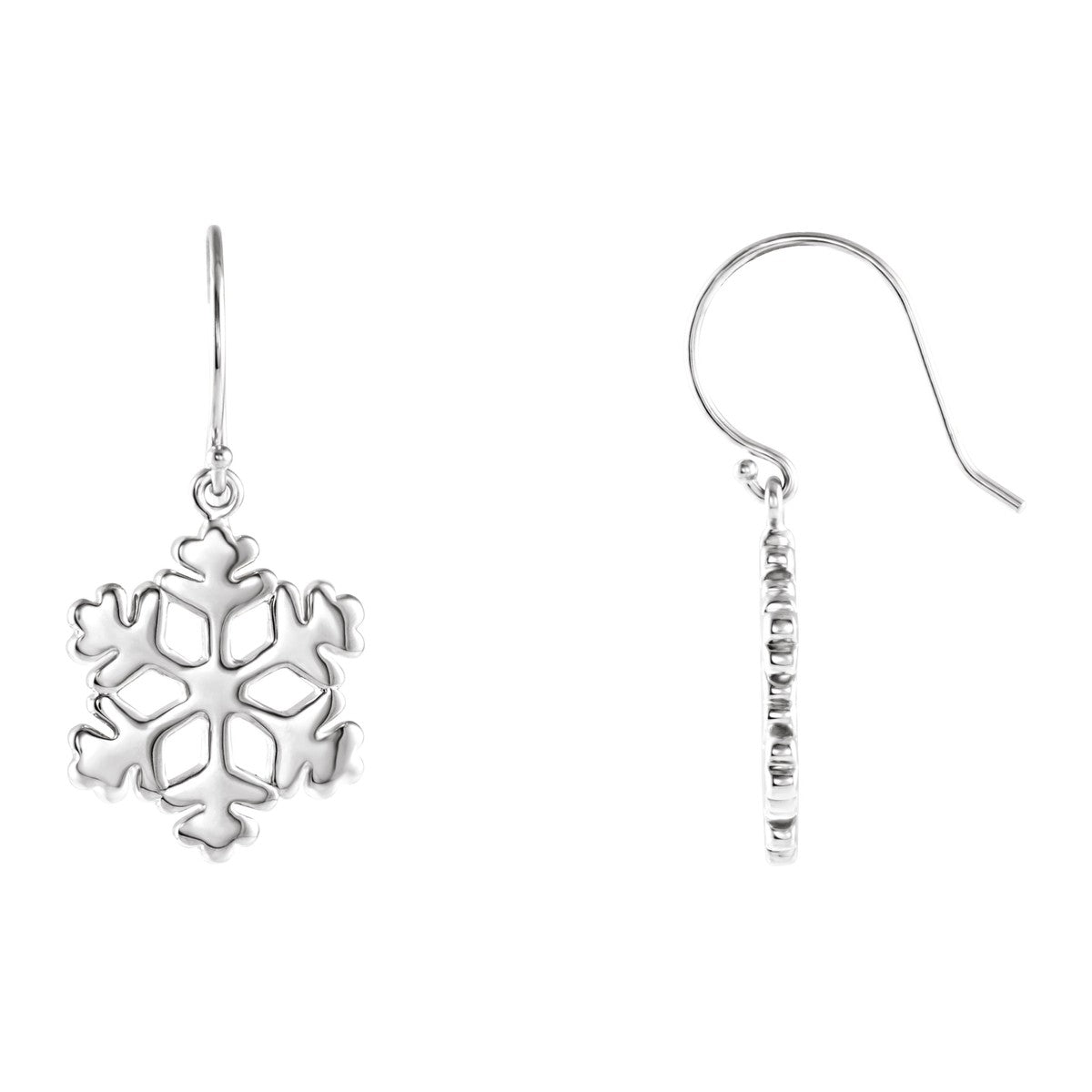 Snowflake Dangle Earrings