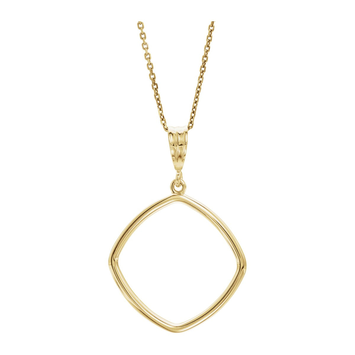 Open Square Necklace