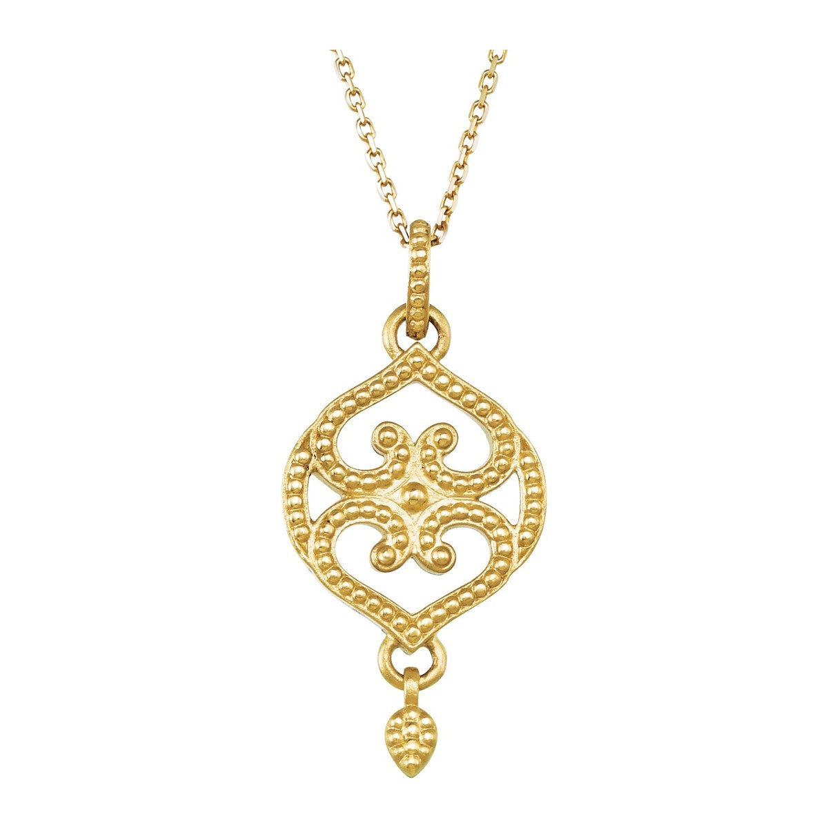 Floral Granulated Necklace