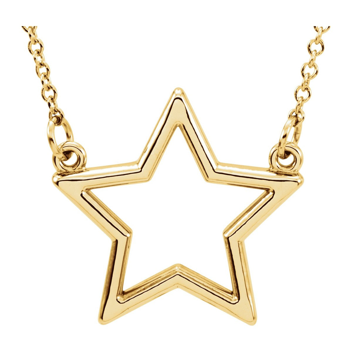 Open Star Necklace