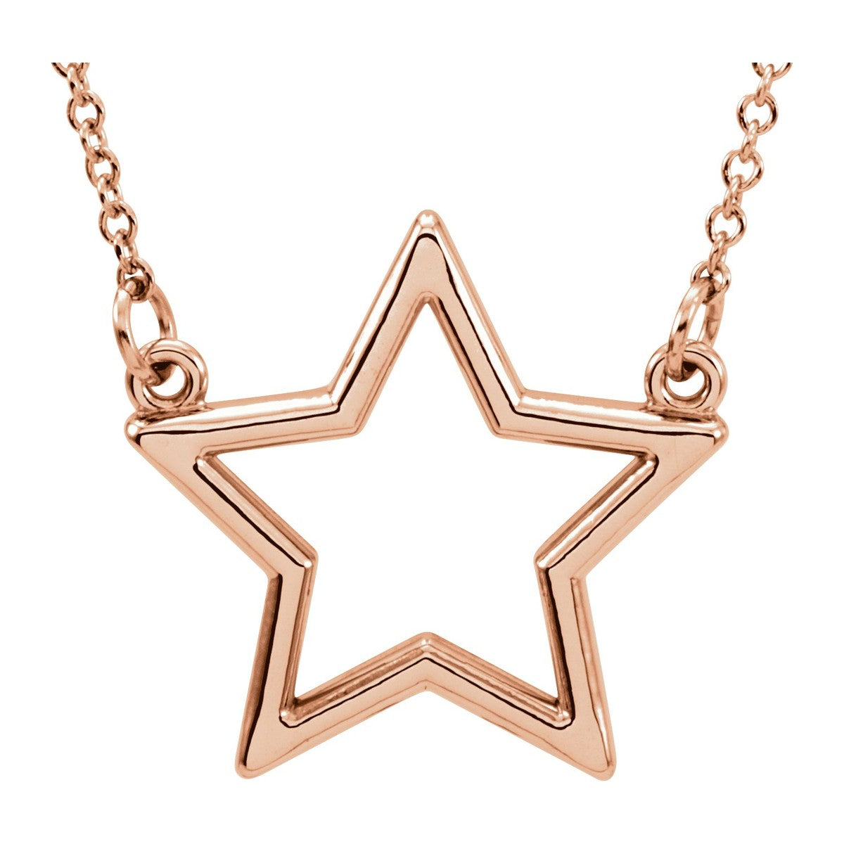Open Star Necklace