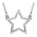 Open Star Necklace