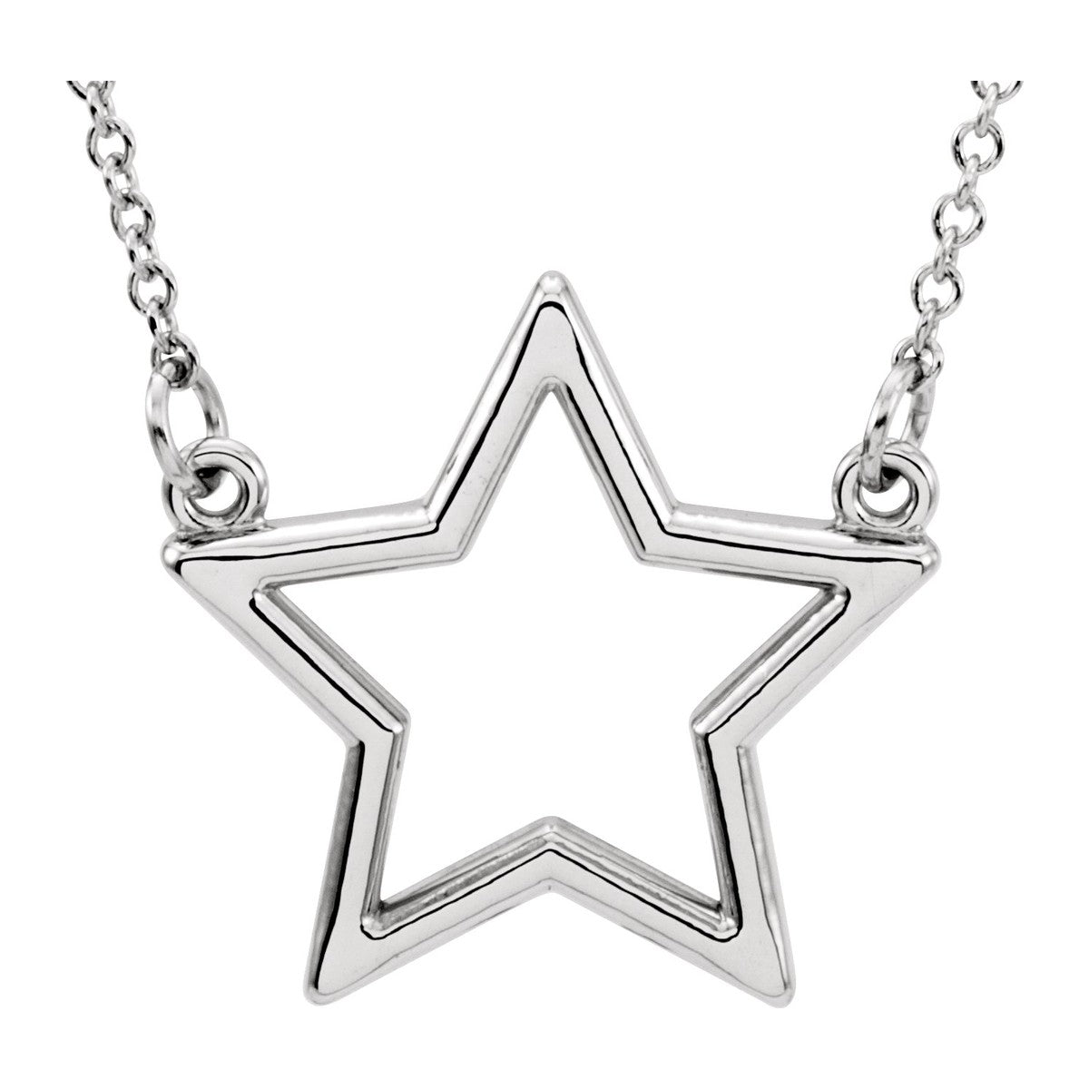 Open Star Necklace