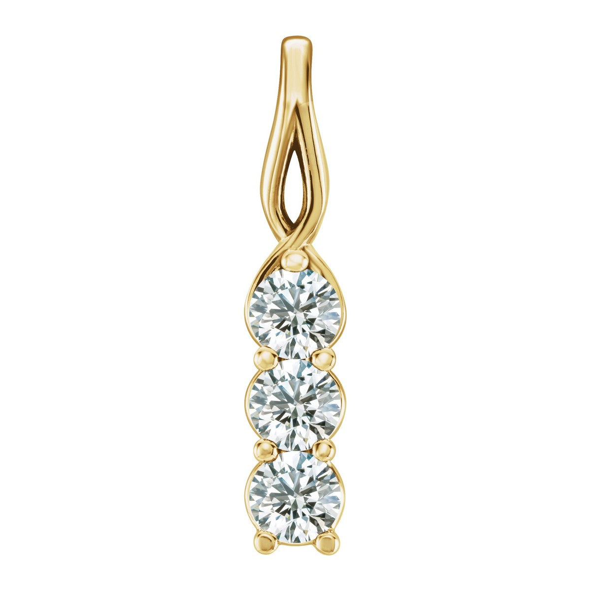 Three-Stone Diamond Pendant
