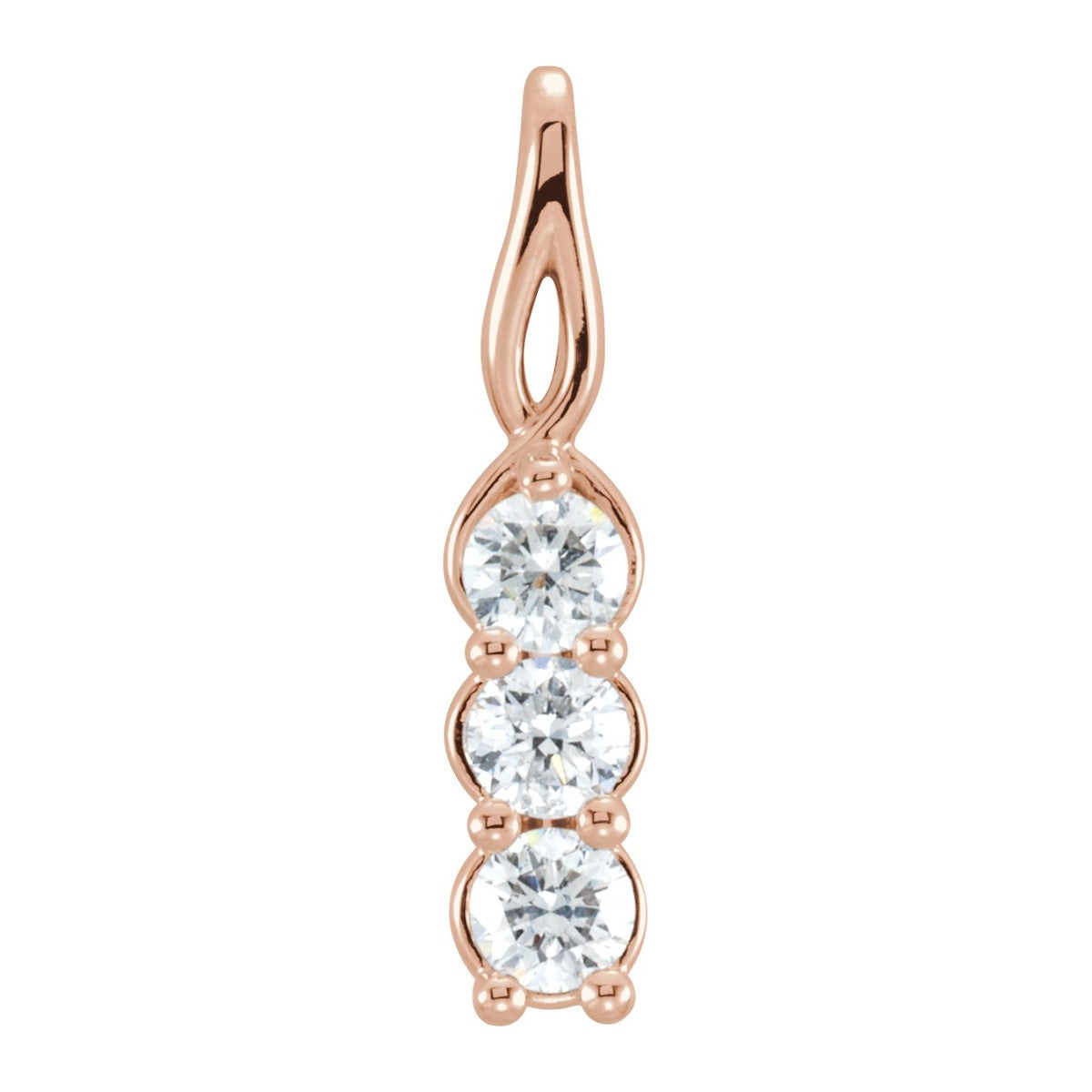 Three-Stone Diamond Pendant