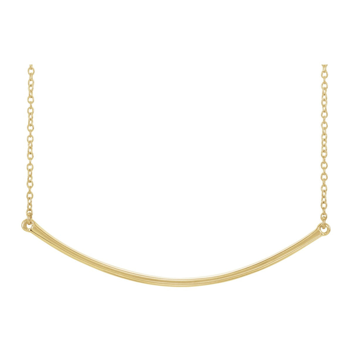 Curved Bar Necklace