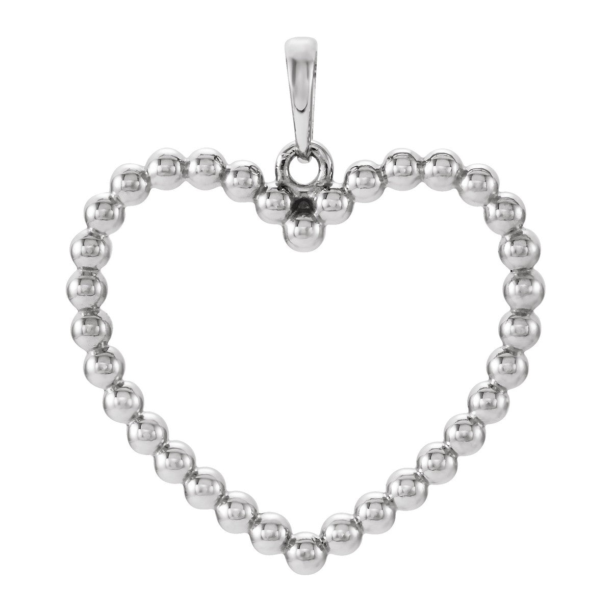 Beaded Heart Pendant