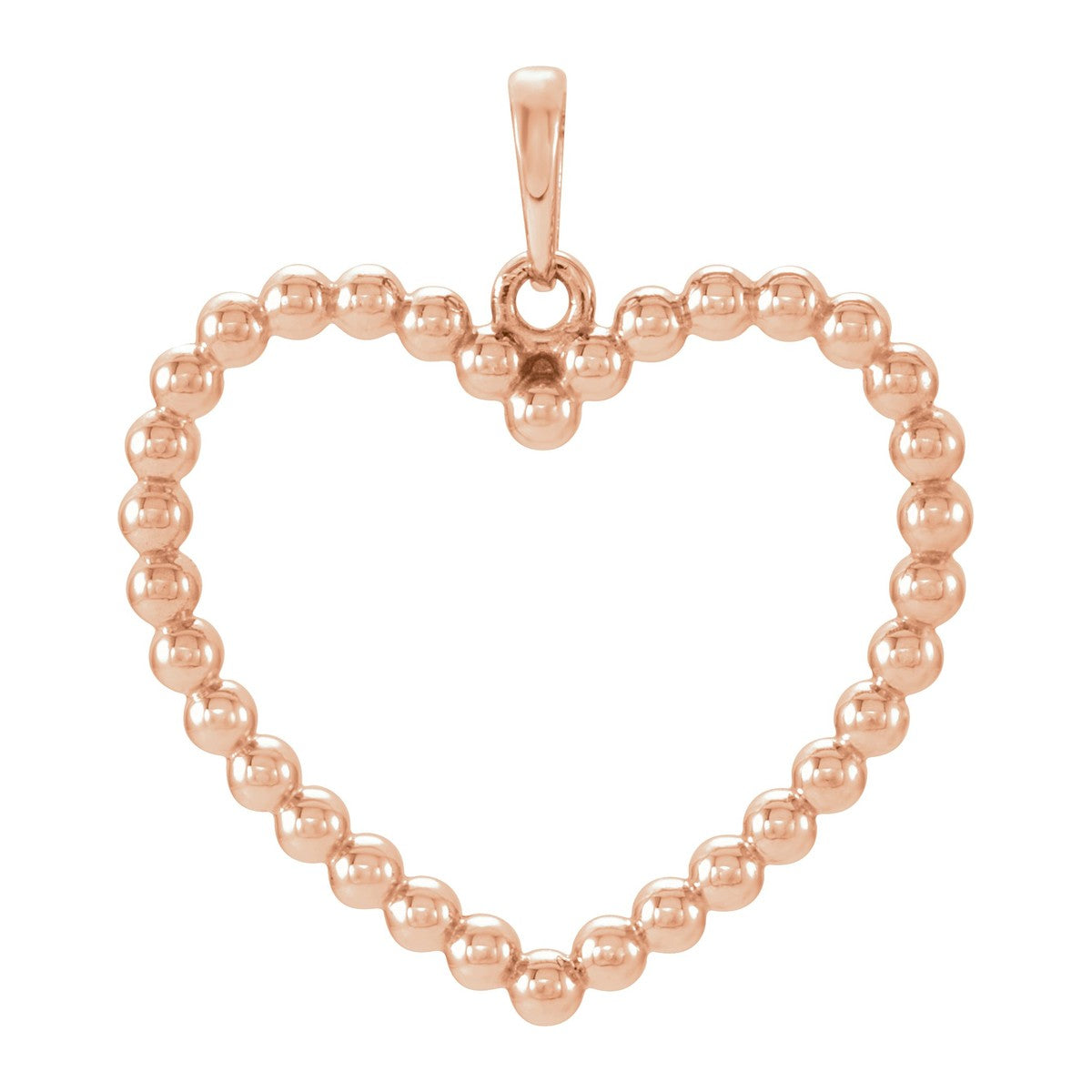 Beaded Heart Pendant