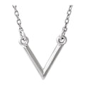Geometric V Necklace