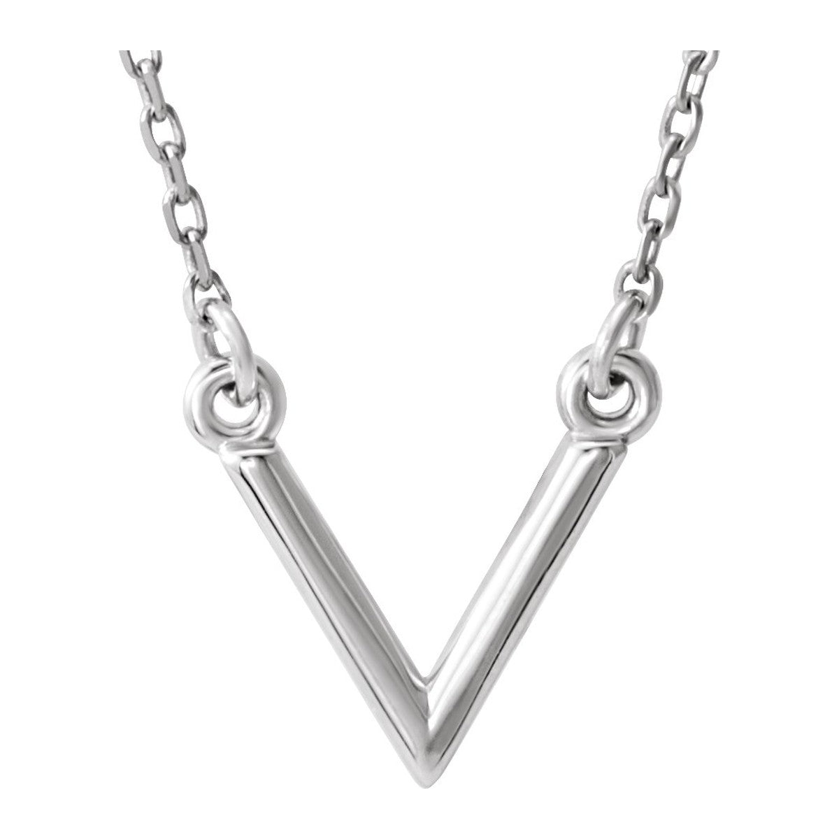Geometric V Necklace