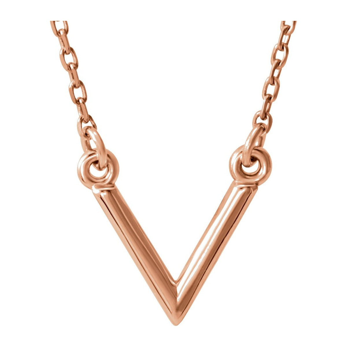 Geometric V Necklace