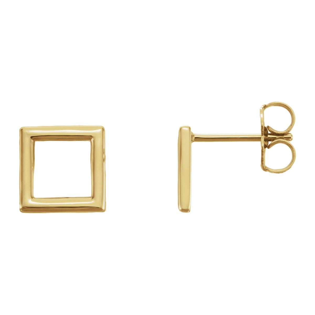 Open Square Earrings