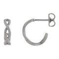 Rope Hoop Earrings