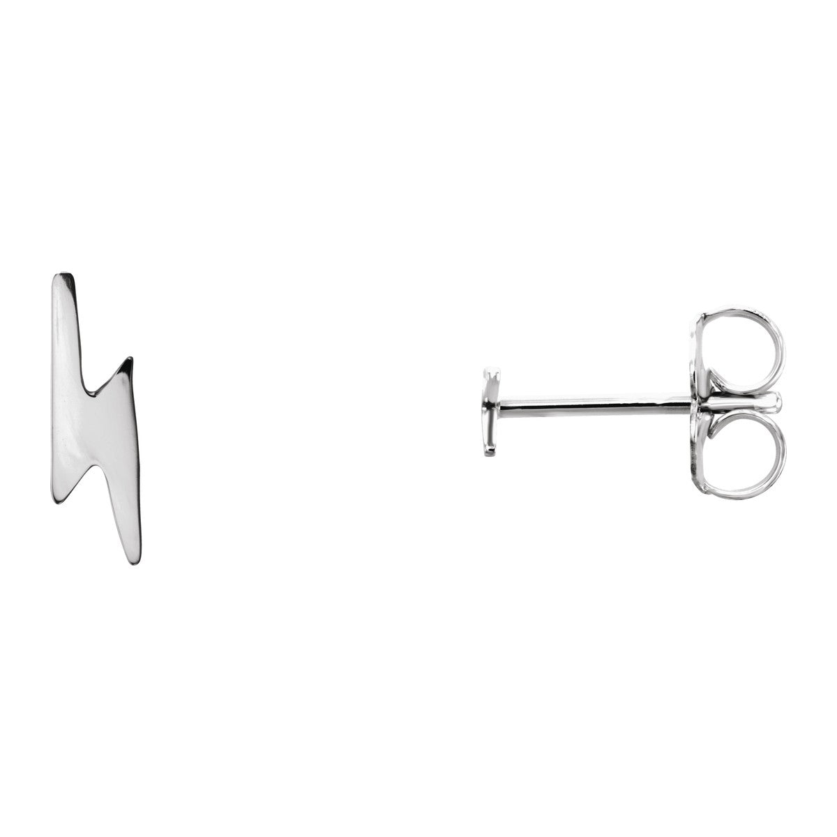 Lightning Bolt Stud Earrings
