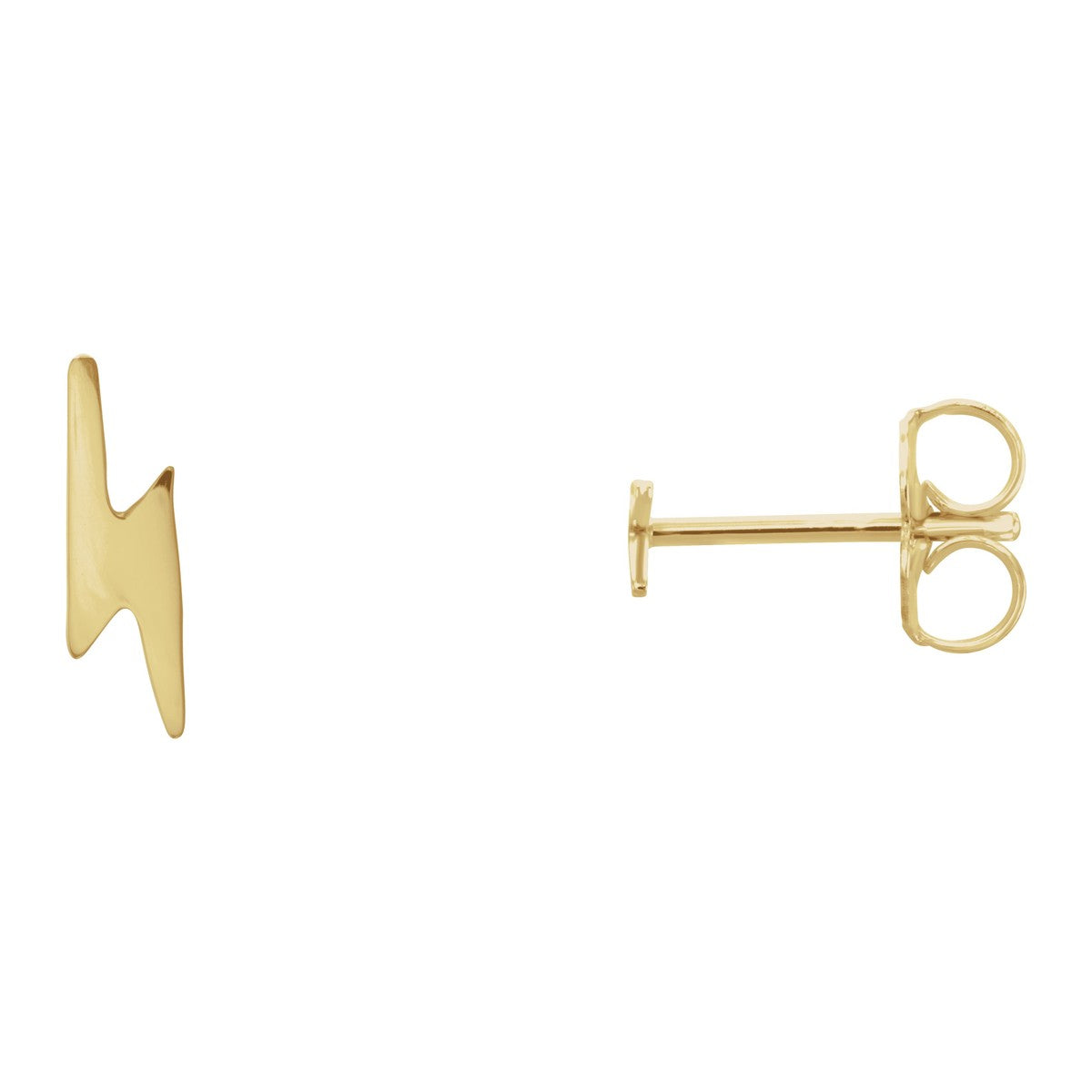 Lightning Bolt Stud Earrings