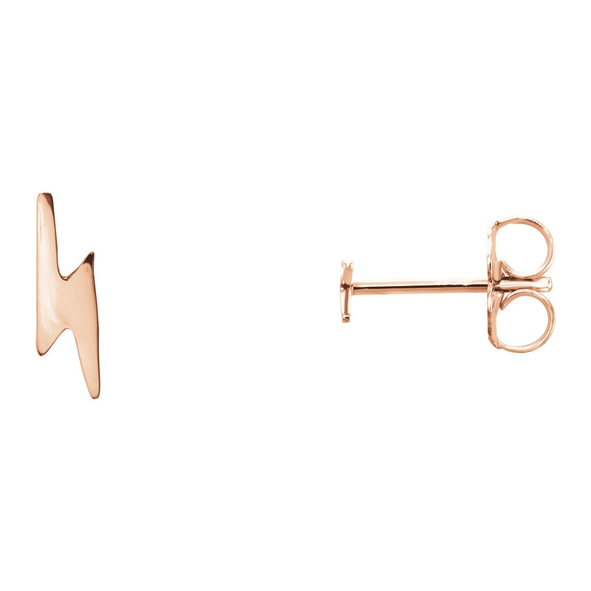 Lightning Bolt Stud Earrings