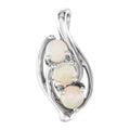 Opal Three-Stone Pendant