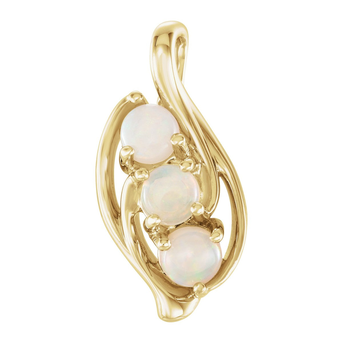 Opal Three-Stone Pendant