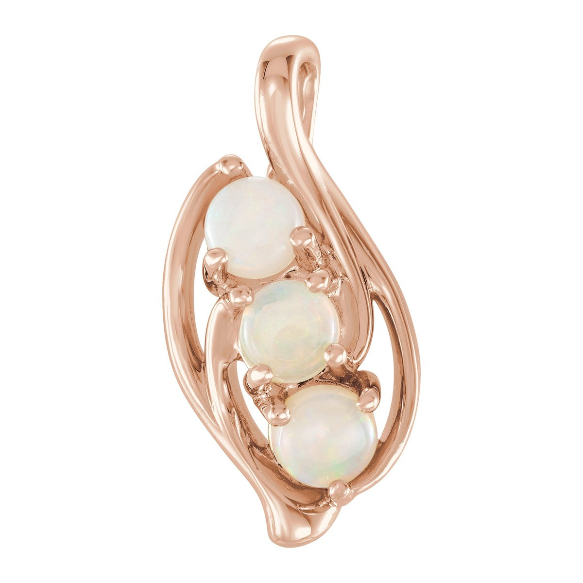 Opal Three-Stone Pendant