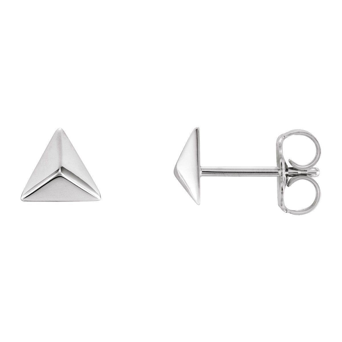 Pyramid Stud Earrings